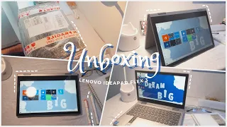 unboxing lenovo ideapad flex 3 | aesthetic 2021