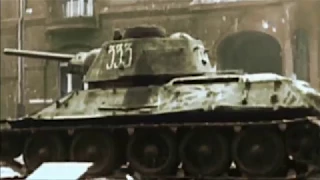 Вторая Мировая  Штурм Берлина в цвете апрель   май 1945, кинохроника, уникальны