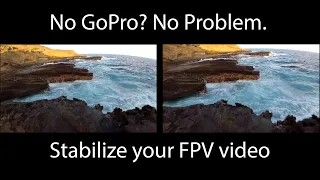 No GoPro? No problem. How to stabilize video with Deshaker. Armattan DJI FPV drone stabilization.