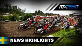 News Highlights | EMX250 | MXGP of Sweden 2023 #MXGP #Motocross #MXGP