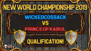 [AoE3] 🌟NWC! WickedCossack vs PrinceofKabul [QUALIFICATION SERIES] New World Championship Qualifier