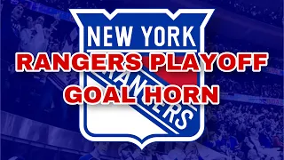 New York Rangers 2022 Stanley Cup Playoff Goal Horn!