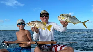 Teaching a Boy How to Become a Man (YellowJack and Dog Snapper Catch Clean and Cook)