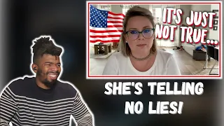 AMERICAN REACTS TO 6 LIES America Told Me! - Jovie's Home