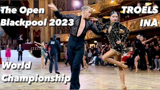 Troels Bager - Ina Jeliazkova | The Blackpool Open 2023 | Cha-cha-cha | World Championship Latin