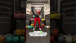 Kettlebell Press Workout 32kg