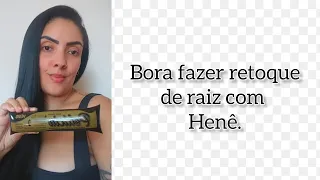 Fiquei vinte dias sem fazer retoque!!! Bora retocar essa raiz com henê 🖤