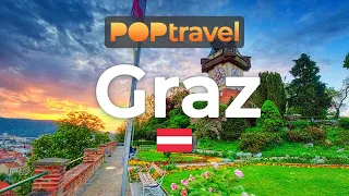 GRAZ, Austria 🇦🇹 - Schlossberg to Old Town - 4K 60fps (UHD)