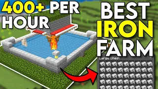 Best Iron Farm Minecraft Bedrock 1.20