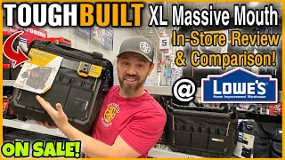 👀 LOWE’S Toughbuilt XL Massive Mouth Tool Bag In-Store Review & Comparison! Best Rolling Tool Bag!