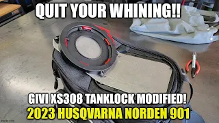 2023 Norden 901 Part 22 (Givi XS308 20LT tanklock bag, 3 mounting options)