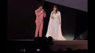 Sharon - Gabby duet of " Dapat Ka bang Mahalin " during the Dear Heart Concert