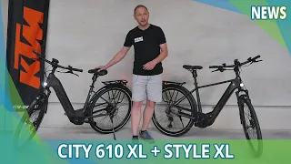 KTM Macina City 610 XL 2022 und Macina Style XL 2022 | Elektrofahrrad24 NEWS