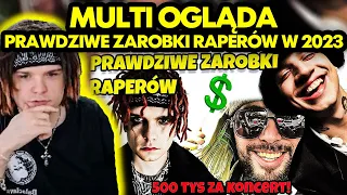 MULTI ogląda PRAWDZIWE ZAROBKI RAPERÓW W 2023!