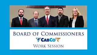 Cabarrus County BOC Work Session 12.05.2022