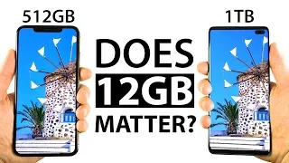 S10 Plus 1TB vs iPhone Xs Max 512GB Speed Test