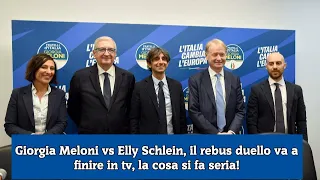 Giorgia Meloni vs Elly Schlein, il rebus duello va a finire in tv, la cosa si fa seria!