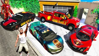 I Stole IRON MANS Supercars In GTA 5..!😍(Part 2)