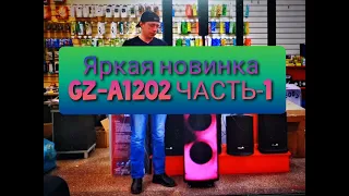 ЧАСТЬ1  Распаковка крутой и доступной колонки! GZ-A1202 первые впечатления.