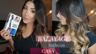 Balayage en casa ···NEW Loreal Colorista!!