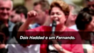 Dilma se enrola em discurso: ‘2 Haddads  Não, 2 Pimenteis  Não, 1 Fernando’