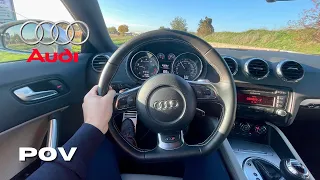 AUDI TTS POV DRIVE - ACCELERATION & SOUND ! 4K