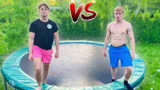 INSANE GAME OF FLIP ON WORLD’S WORST TRAMPOLINE !