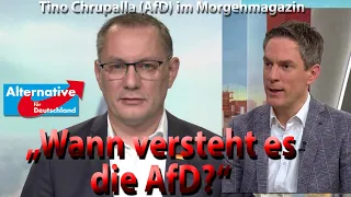 Wie die ARD im Interview mit Tino Chrupalla (AfD) heimlich Narrative in Fragen verbreitet