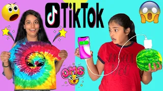 WE Tested VIRAL TikTok Life TRICKS/HACKS to see if they WORK PART 03 l Ayu And Anu Twin Sister