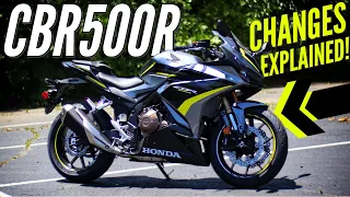 New 2023 Honda CBR500R Changes Explained!