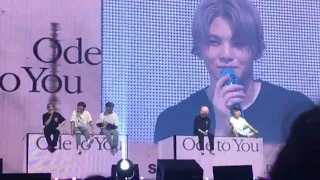 190901 세븐틴 우지 소감 멘트 [SEVENTEEN WOOZI MENT]