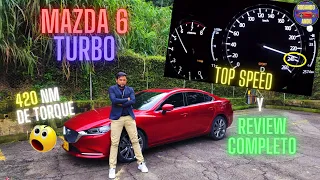 🔴MAZDA 6 TURBO TOP SPEED Y REVIEW COMPLETO 2022🔥420 NM DE TORQUE UNA BESTIA ELEGANTE