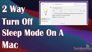 Turn Off Sleep Mode On A Mac - 2 Fix How To