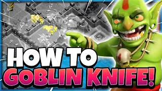 How to Goblin Knife at TH9 in 2021 | Easy Dark Elixir Farm Army in Clash of Clans