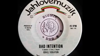 ISRAEL VIBRATION - Bad Intention [1976]