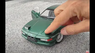 ALPINA B12 5.0l Bmw 850 E31 1:18 scale metal model UNBOXING SOLIDO