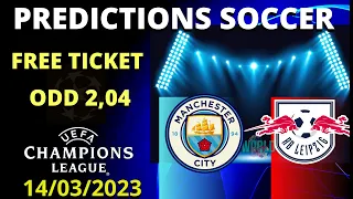 FOOTBALL PREDICTIONS TODAY 14/3/2023 SOCCER PREDICTIONS TODAY | BETTING TIPS,#manchestercity