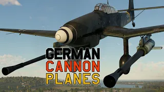 GERMANY SUFFERS BUT IT DOESNT - German Cannon Planes in War Thunder - OddBawZ