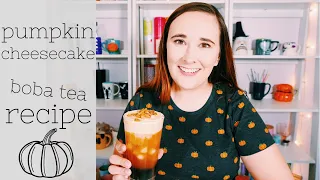 Pumpkin Cheesecake Boba Tea | Recipe | Dana DeStefano