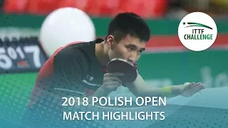 2018 Polish Open Highlights I Lee Sangsu vs Pavel Sirucek (R32)
