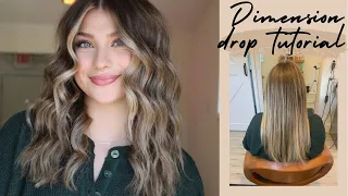 Dimension Drop Hair Tutorial | Dimensional Lived In Blonde | Sandy Blonde