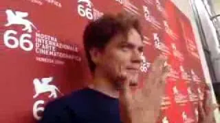 Michael Shannon at the Venice Film Festival with the Journalists