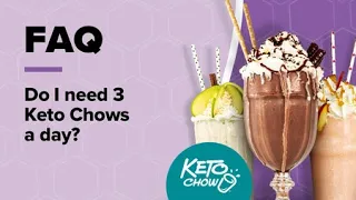 How many Keto Chows should I have every day? ﻿| Keto Chow