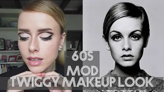 TWIGGY 60s MOD MAKEUP TUTORIAL FT. GLOSSYBOX | SLAVIC CHIC