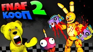 FNAF 2 НЕПТУН и ФНАФ ПЛЕЙ КООП ➤ АФТОН в КОСТЮМЕ СПРИНГ БОННИ УБИВАЕТ ФНАФЕРОВ и УПОРОТЫЙ КЕКСИК !!!