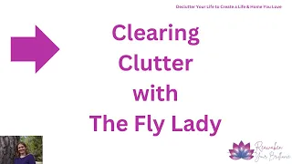 Get Organized with The Fly Lady. Clearing Physical Clutter with the Fly Lady.