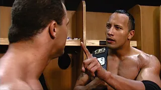 The Rock & Kurt Angle Backstage Segment - RAW IS WAR