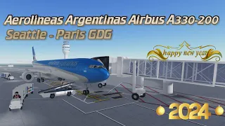 Volado un Airbus A330 de Aerolíneas Argentinas  en ROBLOX ¡¡¡