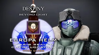 EUROPA HELM QUEST, SEALED-STASIS CHEST LOCATION AT NEXUS AND WELL OF INFINITUDE (TITAN CLASS)