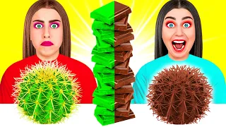 Défi Chocolat vs Réalité #5 | Le Premier à Finir Son Plat Gagne ! Défi du chocolat par BooBoom